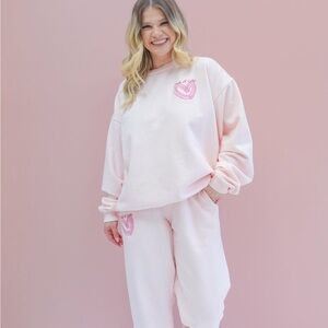 Soft Pink Crew Neck Sweater